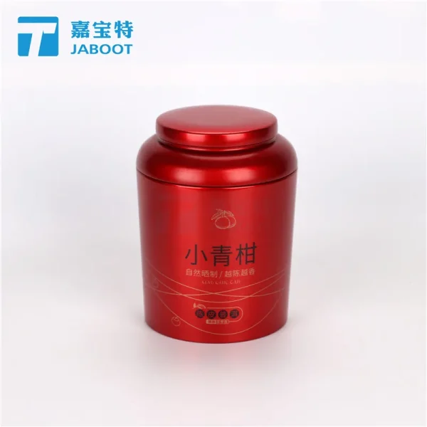 小青柑红色铁罐包装英德红茶金属铁罐包装越南腰果马口铁罐定制