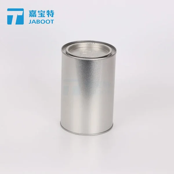 压片凝胶糖果包装铁罐保健固体饮料包装盒纯银色包装罐