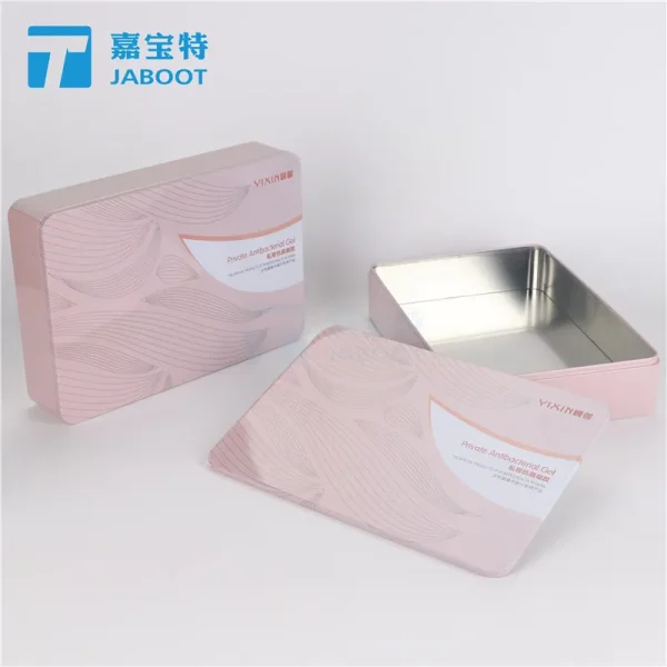 女士私密抗菌凝胶铁盒医药保健铁盒包装益生菌乳糖酶马口铁盒定做