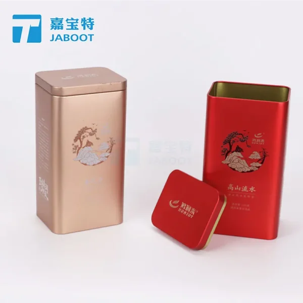 品牌红茶包装铁盒定制高山岩茶金属马口铁罐养生调理茶铁盒包装
