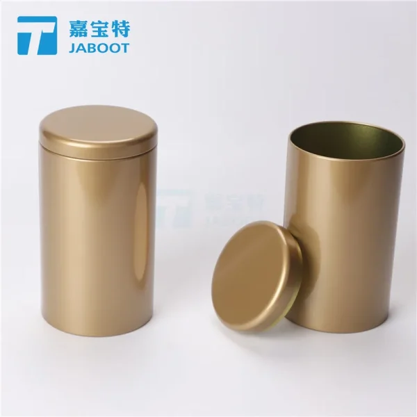 厂家定制保健品包装铁罐鱼肝油金属包装罐灵芝孢子粉包装铁罐
