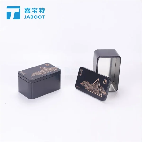 金盏菊花茶茶包装铁盒方形灵芝胶囊马口铁盒灵芝饮片包装盒