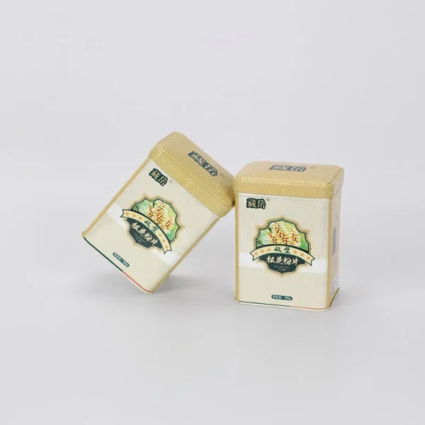 破壁松花粉包装铁盒30g灵芝孢子粉马口铁盒包装铁皮石斛含片铁盒