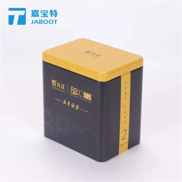 东莞制罐厂家定制安吉白茶包装铁盒品牌红茶金属马口铁盒