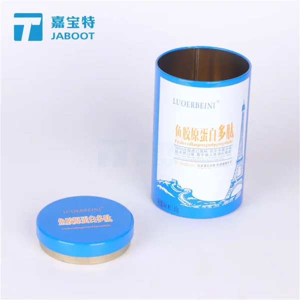 鱼胶原蛋白粉铁罐包装富硒绿茶马口铁罐养生花草茶包装金属铁罐