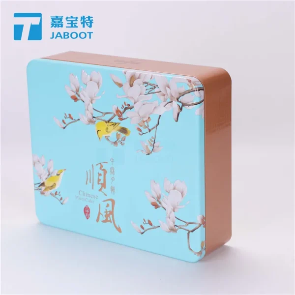 马兰西亚榴莲月饼铁盒酒店专用月饼包装铁盒冰皮燕窝月饼铁盒