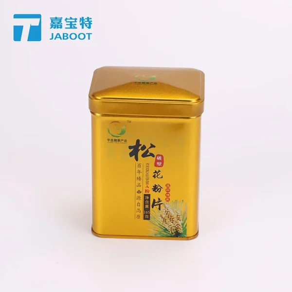 中药松花粉包装铁罐清润宝铁罐包装益生菌乳糖酶马口铁罐定制厂家