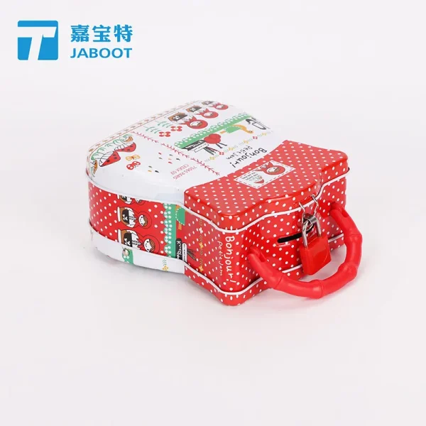 小儿猫头鹰存钱铁盒玩具包装铁盒曲奇饼干食品包装盒糖果铁盒